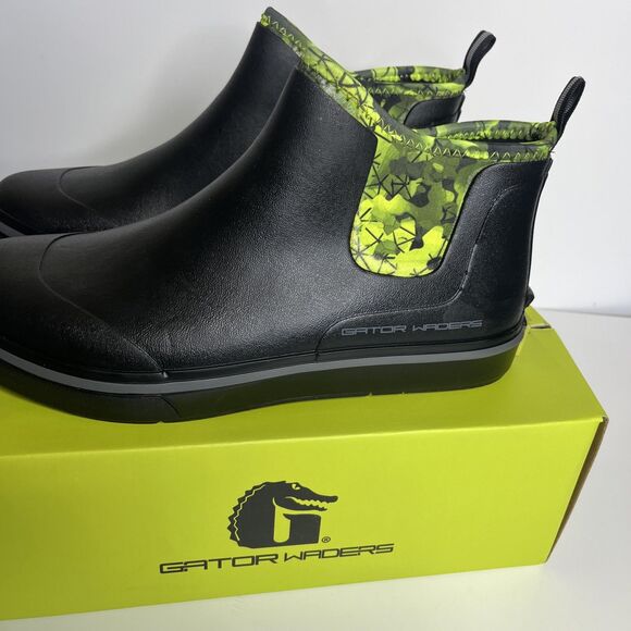 Men's Gator Waders Camp Boots Lime Size 12 - Picture 4 of 6